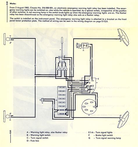 1968 Vw Beetle Emergency Flasher Relay Wiring Diagram